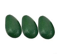 Aguacate artificial, decoración realista de frutas falsas para cocina y mesa de comedor, decoración de cuenco de frutas de simulación para el hogar