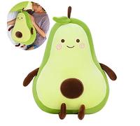 Aguacate Cocodrilo Pera Verde Simulación Peluche Almohada para Dormir Muñeca Regalo Cálido Cojín de Juguete (70 cm)