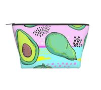 Aguacate Dibujo Mano Colorido, Bolsa de artículos de tocador Bolsa de Maquillaje Bolsa de cosméticos Bolsa de artículos de tocador de Viaje portátil
