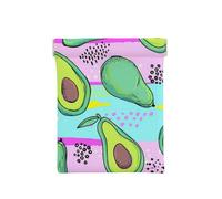 Aguacate Dibujo Mano Colorido, Squeeze Top Wallet Bolsa de Almacenamiento para Mujer Monedero pequeño Bolsa de Cambio