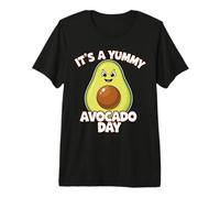 Aguacate Divertido Kawaii Vegano Vegetariano Fruta Camiseta Premium