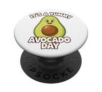 Aguacate Divertido Kawaii Vegano Vegetariano Fruta PopSockets PopGrip Adhesivo