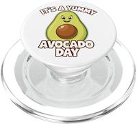 Aguacate Divertido Kawaii Vegano Vegetariano Fruta PopSockets PopGrip para MagSafe