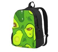 Aguacate en Green Food and Drink,Mochila con bolsillos, mochila informal para el día a día, resistente al agua, ideal para la escuela, viajes
