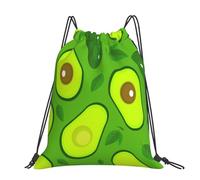 Aguacate en Green Food and Drink,Mochila con cordón unisex, bolsa deportiva para gimnasio, mochila informal para el día a día.