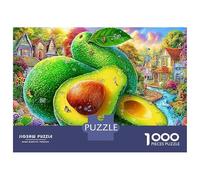 Aguacate en jardín fantástico 1000 Piezas Puzzle para Adultos Arte culinario Puzzle Cartón Grueso - Ultra Difícil, Relajación Y Creatividad, Regalo Ideal para Amigos Adultos 52x38cm/1000pcs