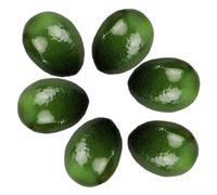 Aguacate falso de espuma de plástico para decoración de cocina, frutas artificiales realistas para arreglos florales y accesorios de fotografía (A)