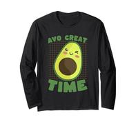 Aguacate Juego de Palabras Great Time Cute Foodie Humor Manga Larga