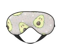Aguacate lindo de dibujos animados, Cubreojos completos Antifaz bloqueador de luz Antifaz para dormir Antifaz suave con los ojos vendados Noche
