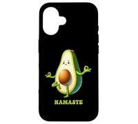 Aguacate Namaste Funny Yoga Pose Meditación Gráfico Hombres Mujeres Carcasa para iPhone 16