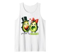 Aguacate Pareja Amor Juego de Palabras Romántico Valentine Camiseta sin Mangas