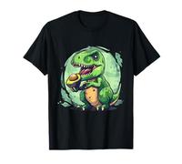 Aguacate T-Rex Acuarela Arte Impresión T-Rex Fruta Aguacate Camiseta
