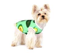 Aguacate Verde Fresco Fitness Personas Ejercicio,Camiseta de algodón sin Mangas para Mascotas, Chaleco Transpirable, Suave y elástico para Cachorros,M