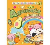 Aguacate y amigos actividades kawaii: Toneladas de pegatinas locas en el interior