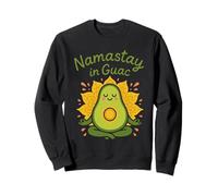 Aguacate Yoga Funny Namaste Pun Basado en Plantas Fitness Studio Sudadera