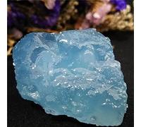 Aguamarina natural piedras preciosas en bruto piedras originales gema azul cristal mineral superior Reiki cristal de cuarzo curativo specime-60g_