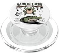 Aguanta ahí se pone peor diciendo humor del pantano PopSockets PopGrip para MagSafe