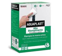Aguaplast Alto relleno en polvo, masilla interior en espesores altos. 10 cm de grosor en una sola mano. 4 kg