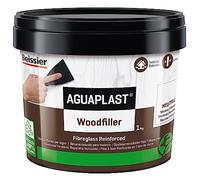 Aguaplast Woodfiller 1 kg Masilla de fibrato lista para usar para rellenar agujeros y grietas en madera en una sola mano sin contracción. Color neutral
