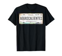 Aguascalientes México License Plate Mexican Travel Vacation Camiseta