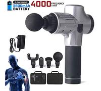 AGUEST Muscle Massage Gun - Massage Head,Electric Fascia Massager Gun Percussive Vibration Deep Fitness Therapy Body Massage Massager Handheld