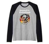 Águila Alemana - Tradición Alemana Camiseta Manga Raglan
