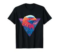 Águila Amante Retrato Obra de Arte Vida Silvestre Bosque Camiseta