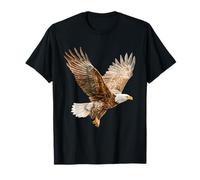 Águila Amante Retrato Obra de Arte Vida Silvestre Bosque Camiseta