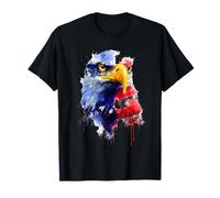 Águila Amante Retrato Obra de Arte Vida Silvestre Bosque Camiseta