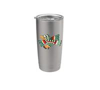 Águila Azteca Códice Borgia Glifo Vaso térmico de acero inoxidable de doble pared