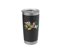 Águila Azteca Códice Borgia Glifo Vaso térmico de acero inoxidable de doble pared