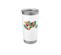 Águila Azteca Códice Borgia Glifo Vaso térmico de acero inoxidable de doble pared