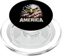 Águila Bandera Americana 1776 Julio diseño patriótico PopSockets PopGrip para MagSafe