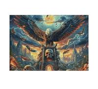 Águila Calva luz Sagrada Rompecabezas 300 Piezas Cartón para Principiantes Juego Familiar Ejercita La Mente Garantía Reposición Piezas 300 PCS/40x28cm