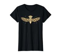 Águila Calva Patriótica Estados Unidos 4 de Julio América Camiseta gráfica económica, Mujer, Negro, S