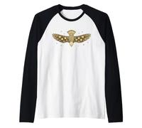 Águila Calva Patriótica Estados Unidos 4 de Julio América Camiseta Manga Raglan