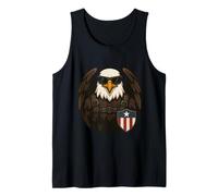 Águila Calva Protectora de la Libertad Americana Camiseta sin Mangas