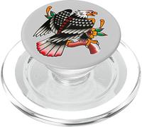 Águila Calva Tradicional Tatuaje PopSockets PopGrip para MagSafe