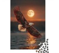 Águila Calva Volando sobre el océano Rompecabezas para Adultos || De Diversión Familiar 38x26cm/1000pcs