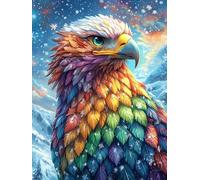 Águila colorida en el bosque mágico Rompecabezas 500 Piezas Cartón Para Principiantes Animal tierno de cuento de hadas Vacaciones Y Fines De Semana Hobby Y Ocio Calidad Profesional Regalo Cumpleaños 5