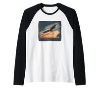 Águila con Colores y tumbas de Estados Unidos para fanáticos de gráficos simbólicos Camiseta Manga Raglan
