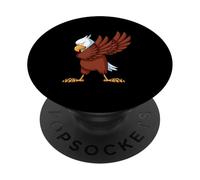 Águila Dabbing Divertido Águila Bailando PopSockets PopGrip Adhesivo