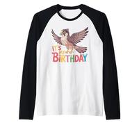 Águila de cumpleaños para Mujeres, Hombres y niños Camiseta Manga Raglan