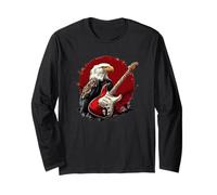 Águila de guitarra eléctrica para aves rapaces y amantes del rock Manga Larga