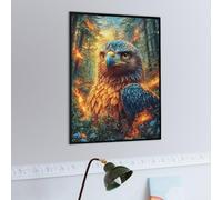 Águila de Llama Puzzle 500 Piezas Regalo Familiar Animales de paisajes Naturales Rompecabezas 3D Obra De Arte para Hombres Y Mujeres DIY Creativo Aliviar Estrés 500 PCS