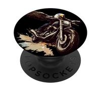 Águila de motocicleta audaz para un viaje sin miedo PopSockets PopGrip Adhesivo