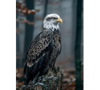 áGuila Diamond Painting, 5D Diamond Painting Adultos PáJaro, DIY Kit Manualidades Adultos, 5D Punto de Cruz Cuadro Diamante, DIY Pintura de Diamante Kits, Home Decoration, Regalo Decor, 30x40cm O-5262