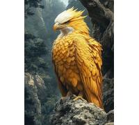 áGuila Diamond Painting Adultos, Diamond Painting Animal Pintura Diamante Patrón 5D DIY Punto de Cruz Diamante Dibujos con Diamantes Manualidades Adultos para Decoracion Hogar 40x55 CM -bby2507E1