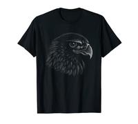 Águila Dibujo Realista Líneas Arte Águila Animal Camiseta