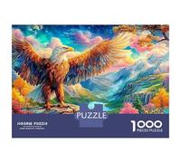 Águila extiende alas sobre Las montañas Puzzle De 1000 Piezas majestuosa Águila Educativo Y Desafiante, Regalo para Todos 70x50cm/1000pcs